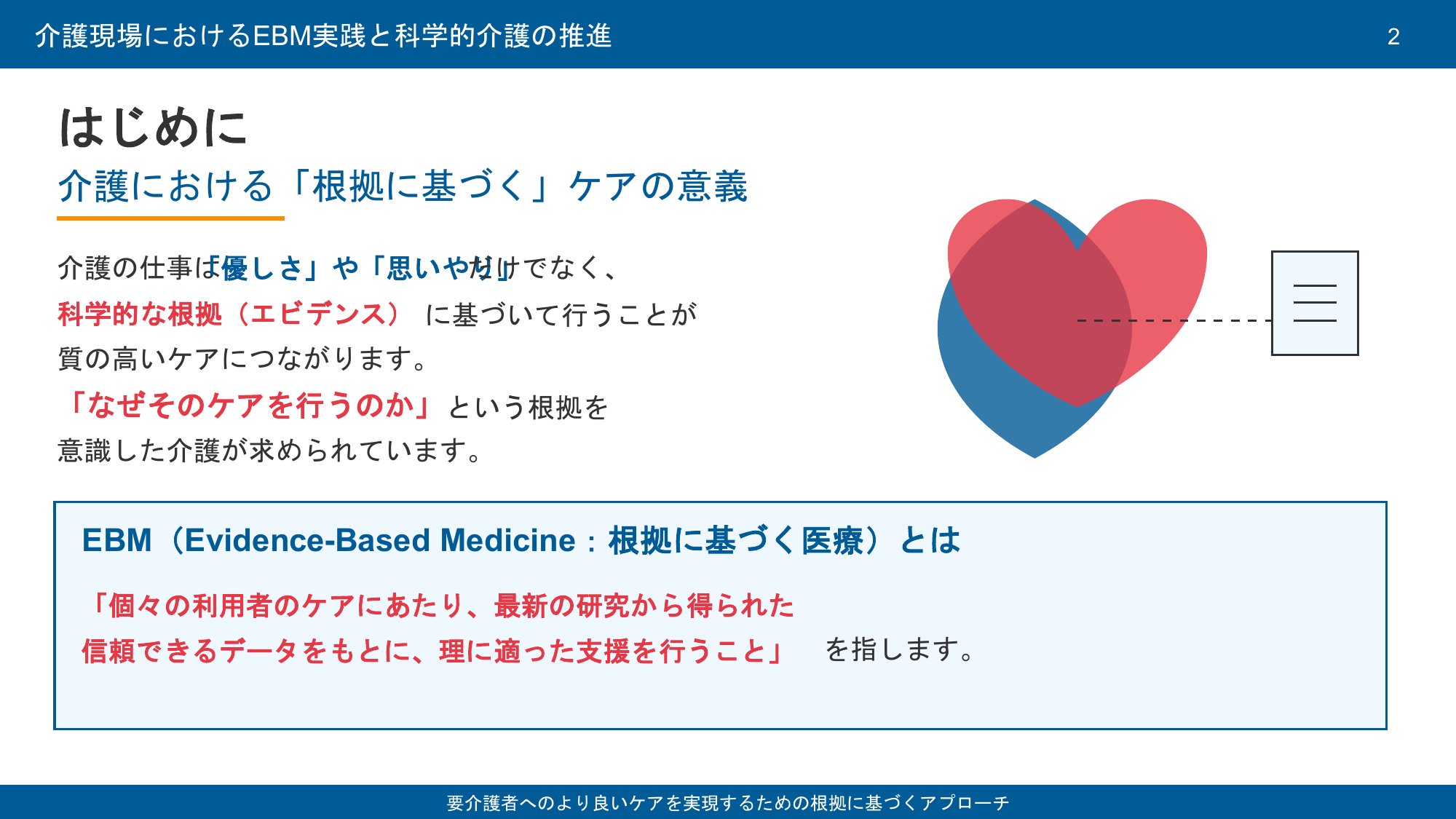 EBM（根拠に基づく医療）とは